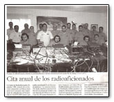 Articulo acerca EF8A publicado en el periódico La Provincia - Diario Las Palmas