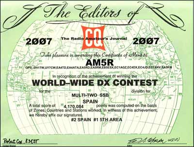 AM5R - CQ WW DX SSB 2007