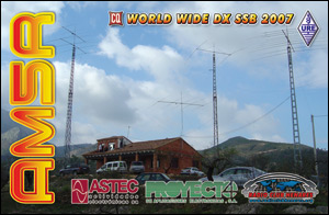 QSL AM5R - CQ WW DX SSB 2007