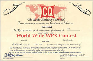 ED4URH - CQ WW WPX SSB 2006