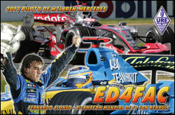 QSL ED4FAC Fernando Alonso Campeón