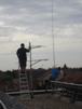 Instalación de nuevas antenas para repetidor de UHF