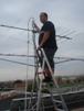 Instalación de nuevas antenas para repetidor de UHF